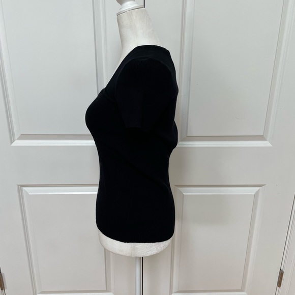 Sweetheart Neckline Short Sleeve Top from Elie Tahari - Picture 2 of 7